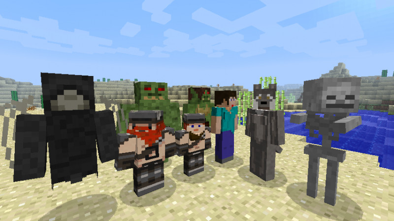 Minecraft: More Player Models 2 Mod - WARP YOUR SKIN, BECOME MOBS